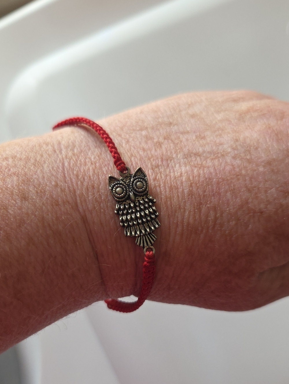 Red Owl Charm Bracelet - Women Jewelry